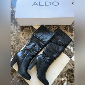 ALDO black woman boots